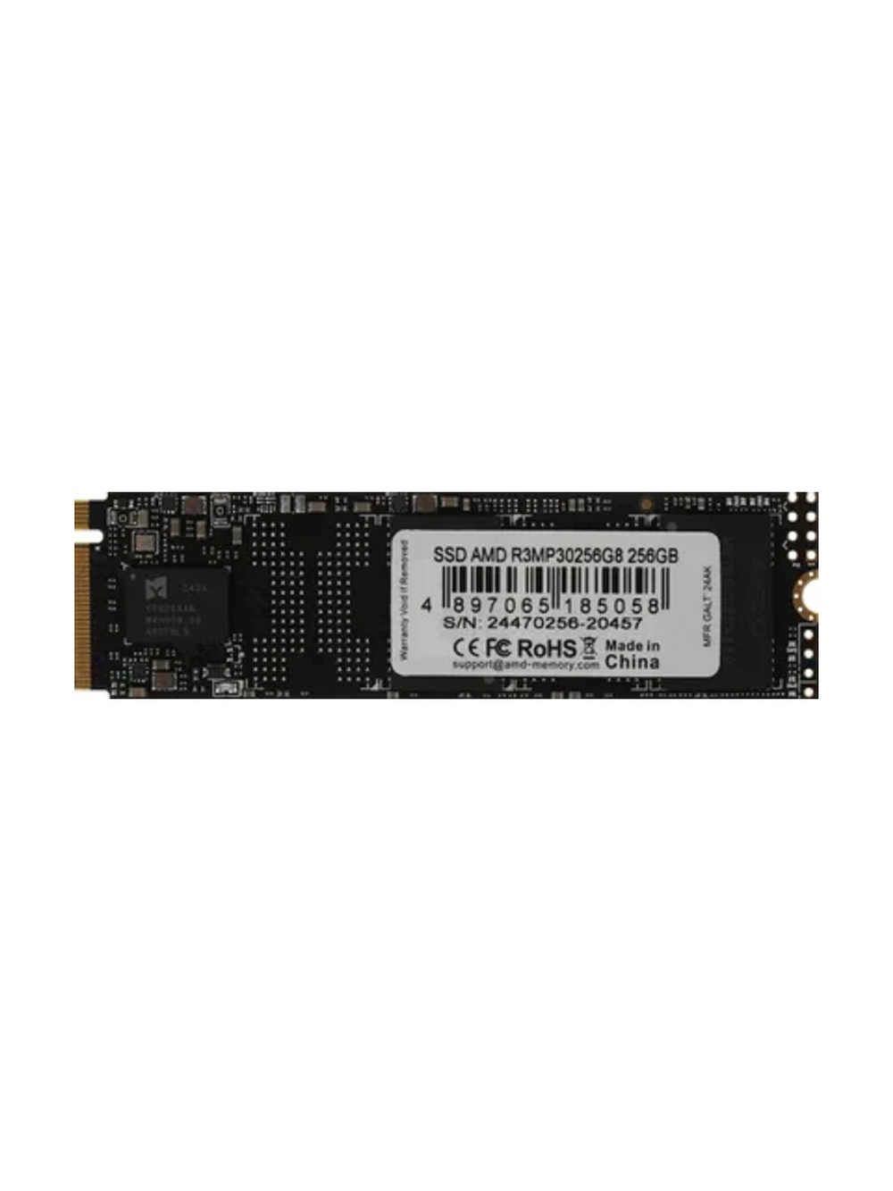 AMD SSD 256GB Radeon R3MP30256G8 M.2 2280, PCIe 3.0 x4, NVMe, M.2