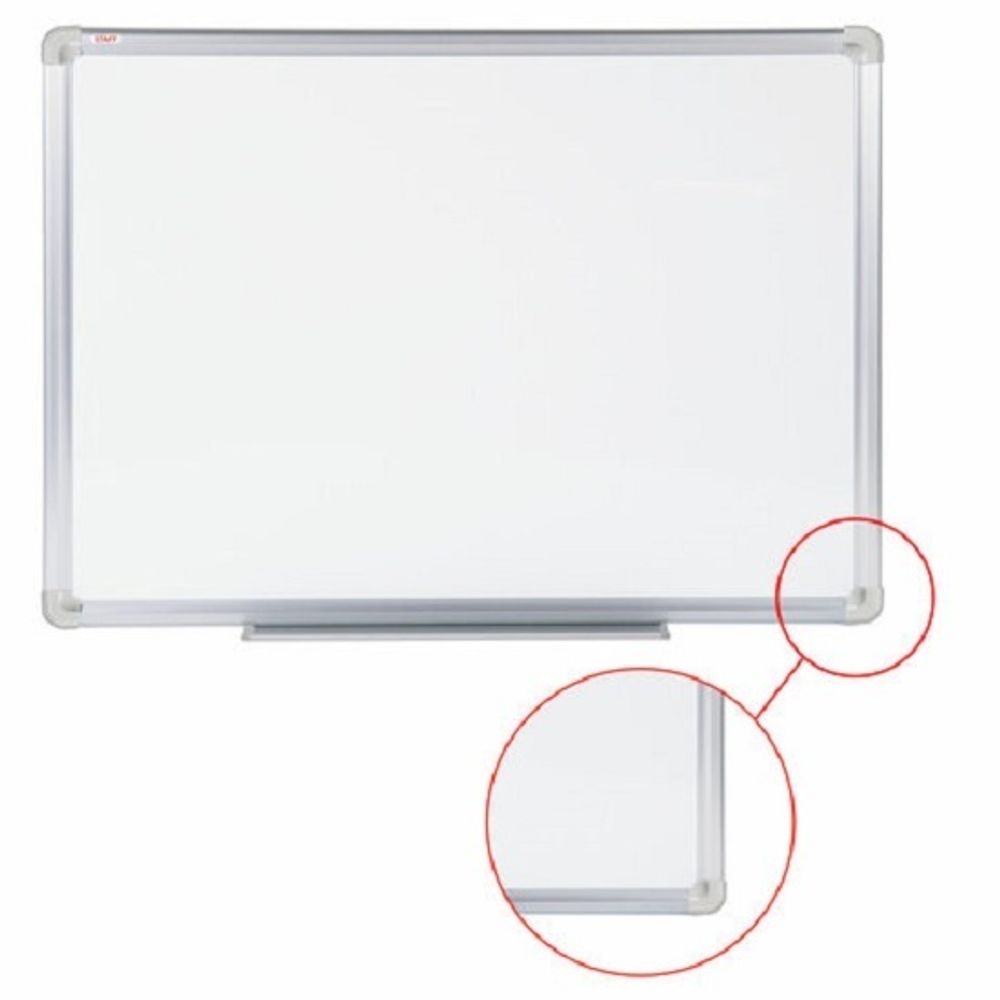 Доска магнитно-маркерная 45*60, Staff, алюминиевая рамка, с полочкой