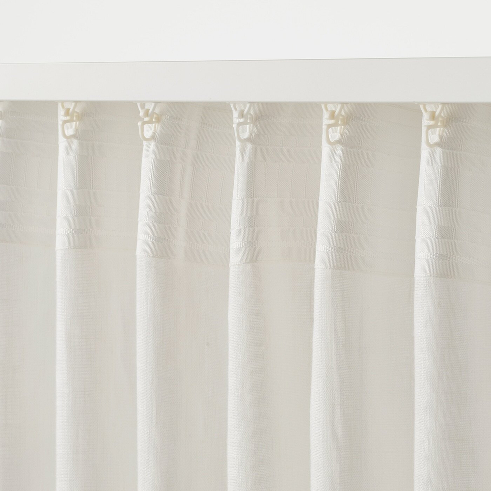 IKEA DYTÅG  (ИКЕА ДЙТÅГ)  -  Штора, 2 шт, на ленте/белая, 145x300 см
