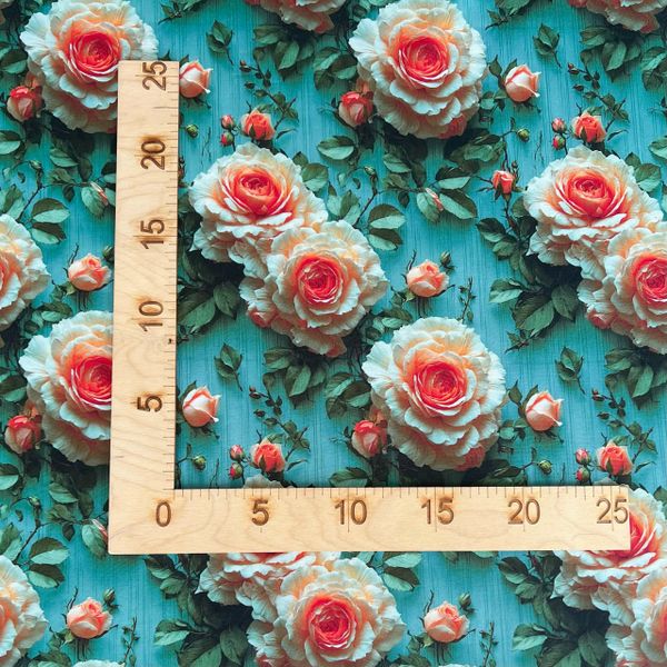 ЧАЙНАЯ РОЗА - 100% хлопок 2