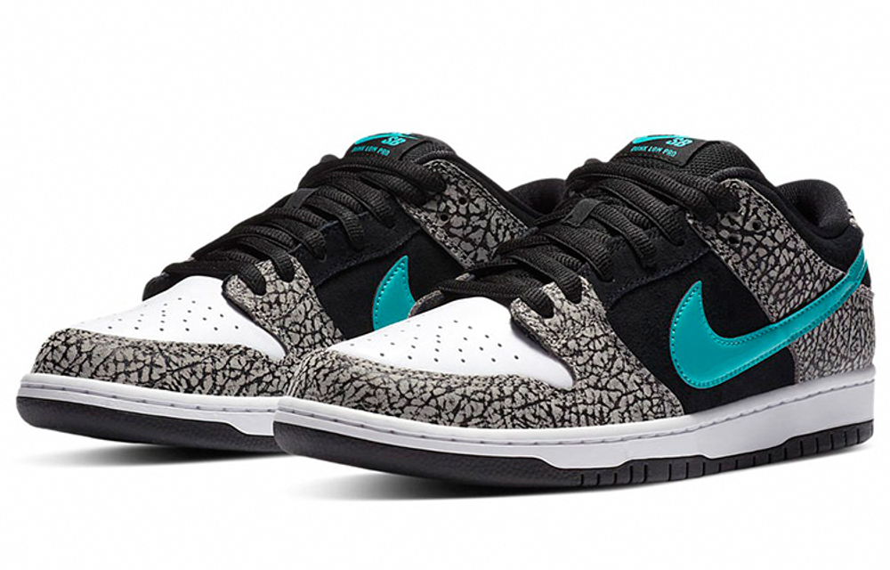 Nike Dunk SB Pro "clear jade" non-slip lightweight low-top sneakers for men and women in the same style black