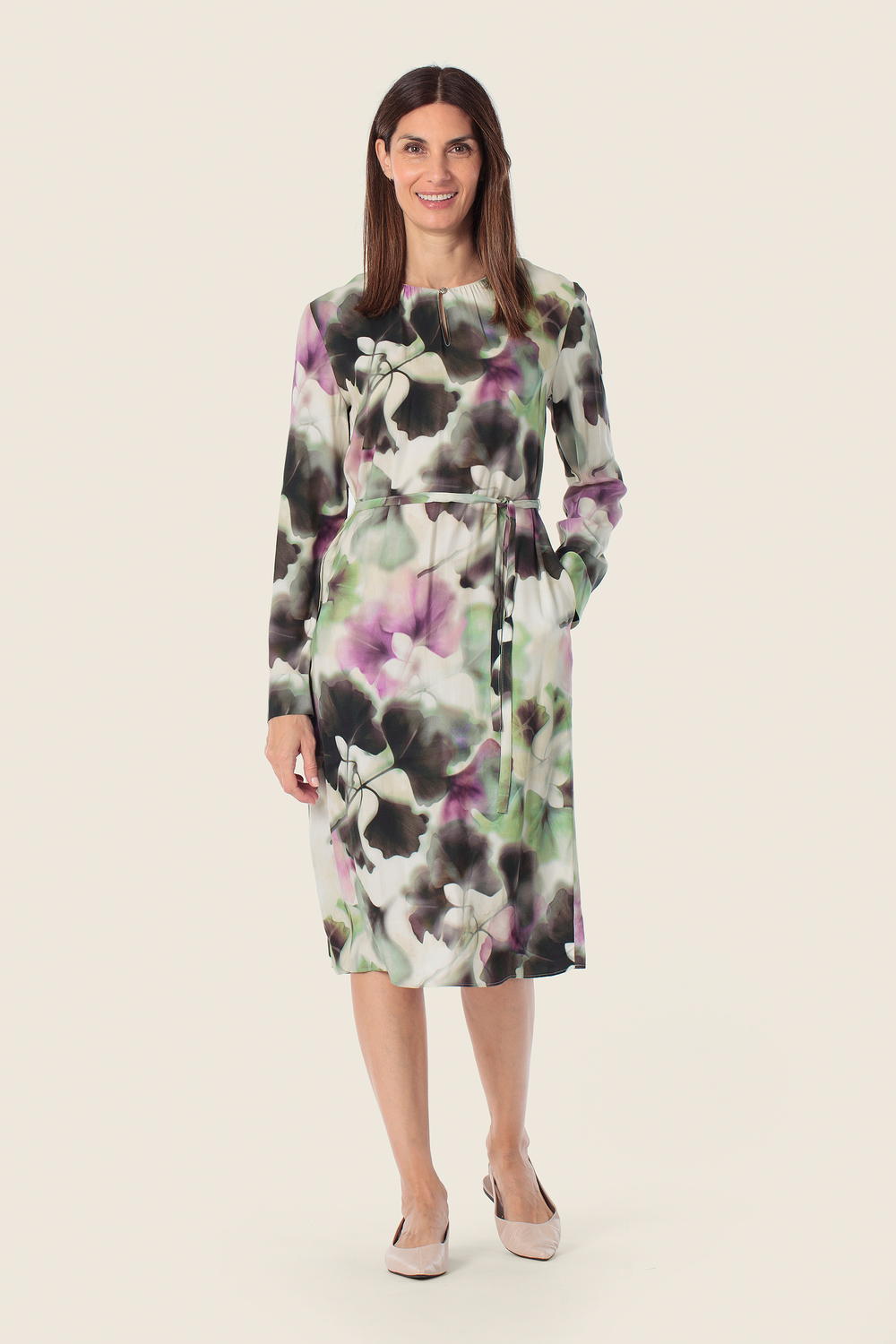 Платье из вискозы