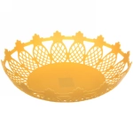 Сухарница пластиковая «Ананасы» 25*7см, цвета микс