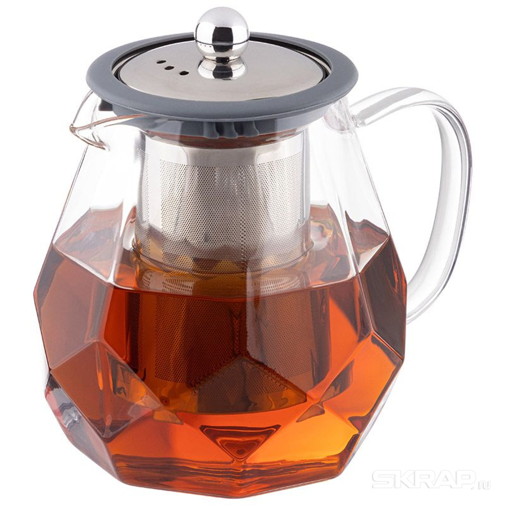Чайник заварочный Leonord AROMA 820мл из боросиликатного стекла