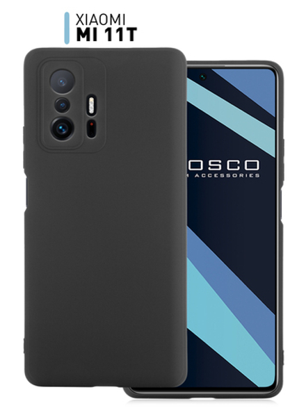 Чехол ROSCO для Xiaomi 11T оптом (арт. XM-MI11T-COLOURFUL-BLACK)
