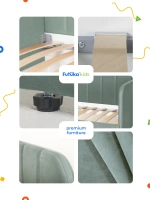 Диван - кровать 200х90 см Stitch ткань Микровелюр