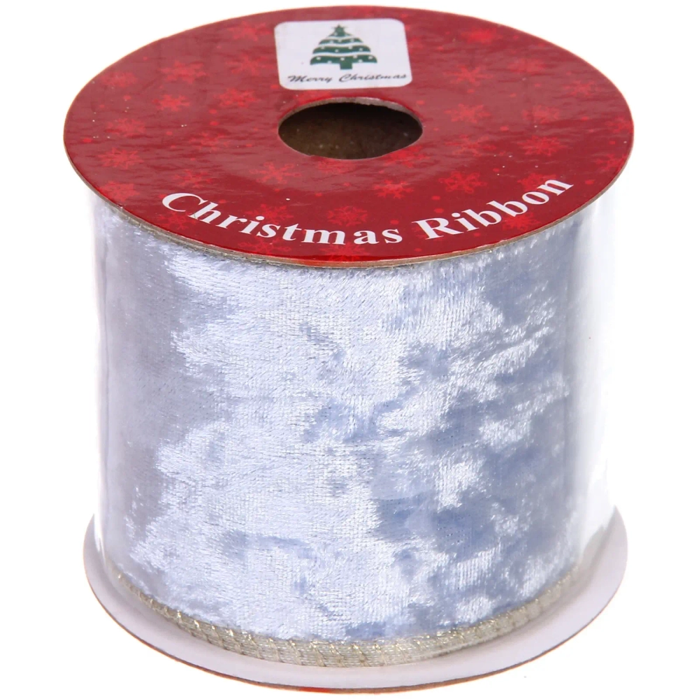 Лента для декорирования «Мгновение» 6,3 см, 2,7 м, Голубой