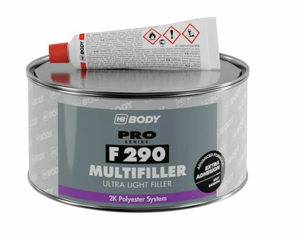 BODY 290 Шпатлевка сверхлегкая универсальная 2К (3 л)