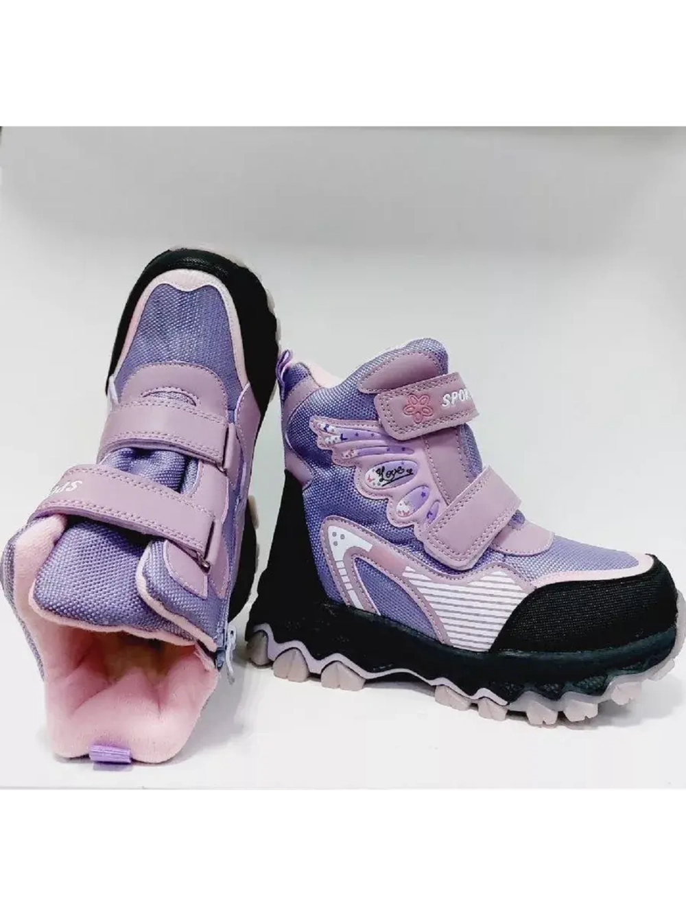 Детские зимние непромокаемые ботинки для девочки.