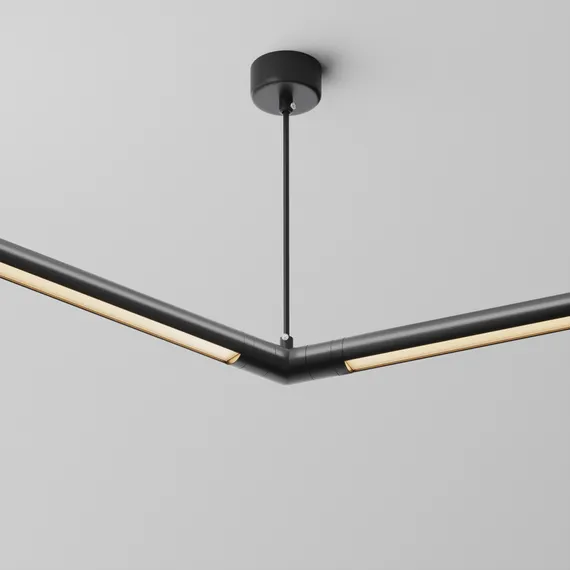 Угловой коннектор 120° для системы Shelf с вводом питания Technical ca018lwc-p-b