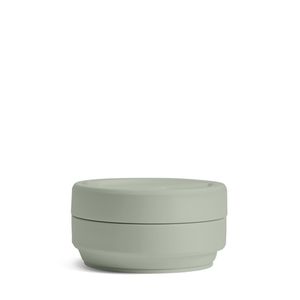 Стакан складной силиконовый Stojo Biggie Sage, 16 oz / 470 мл