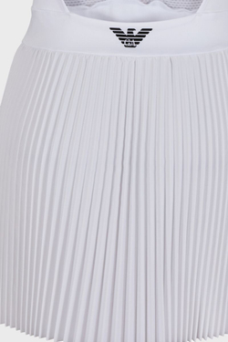 Теннисное платье EA7 Woman Jersey Dress - белый