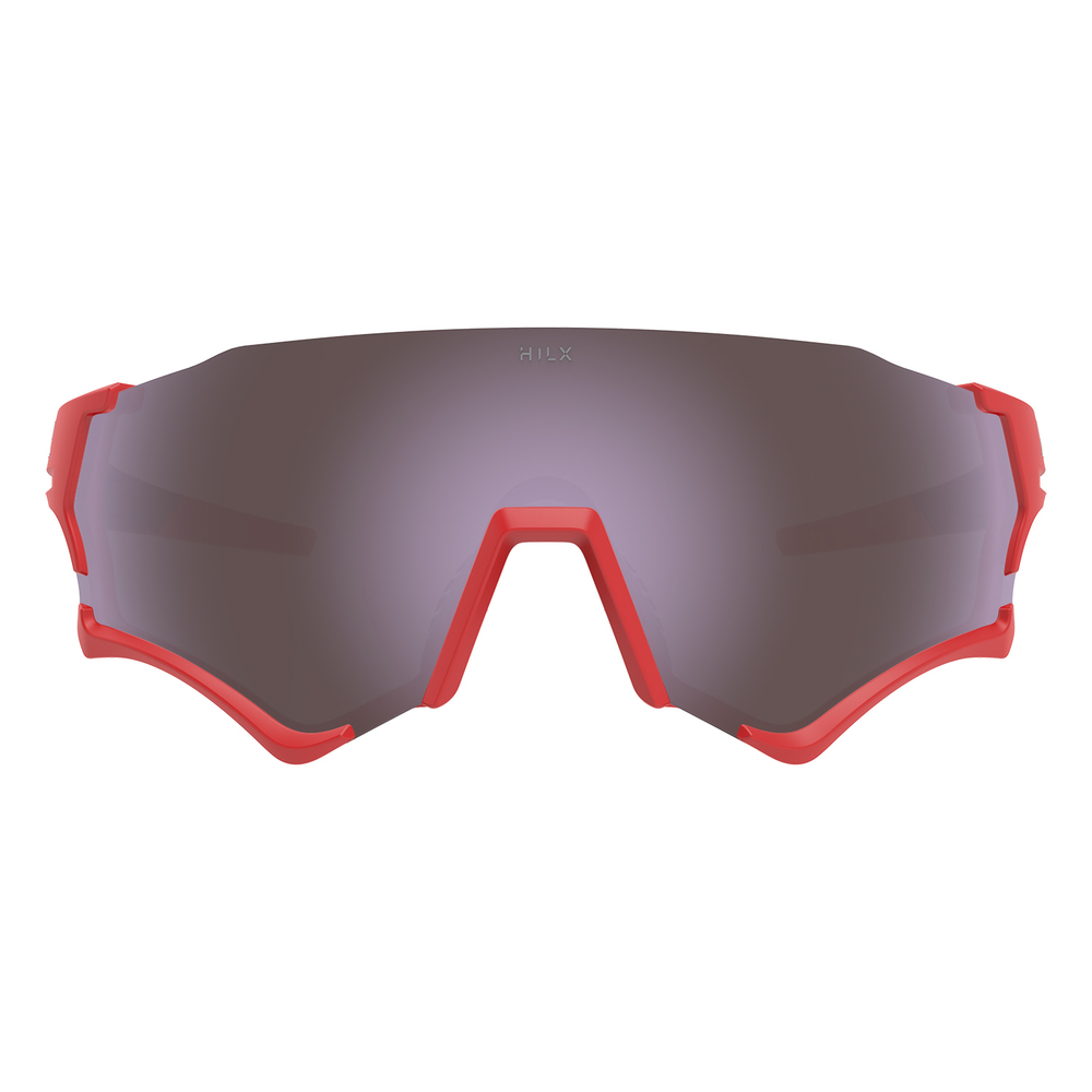 Спортивные очки HILX Revok / Matt Red Black / Light Purple Lens