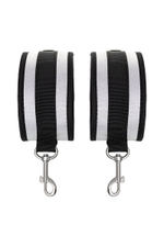 Серебристо-черные оковы Anonymo (Цвет: серебристый с черным)