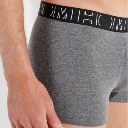 Мужские трусы боксеры набор из 3-х штук (черные, черные с принтом, серые ) HOM GINO #2 Boxer Briefs 3p 402732_40T033