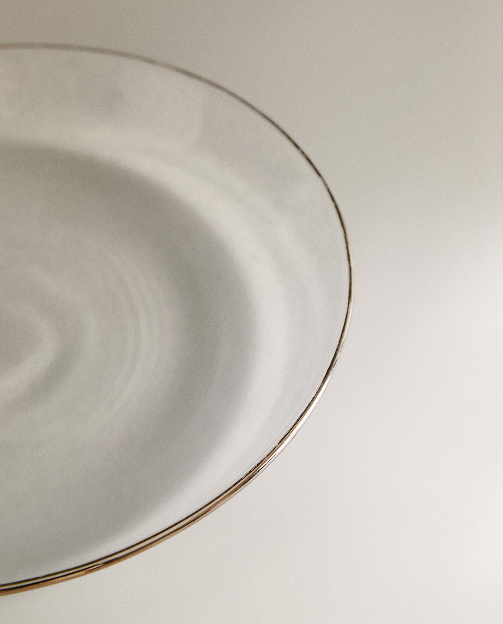 Zara Home тарелка пирожковая из боросиликатного стекла, цвет золотой, 13.5 см