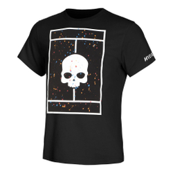 Мужское теннисное поло Hydrogen Court T-Shirt - Black, Multicoloured