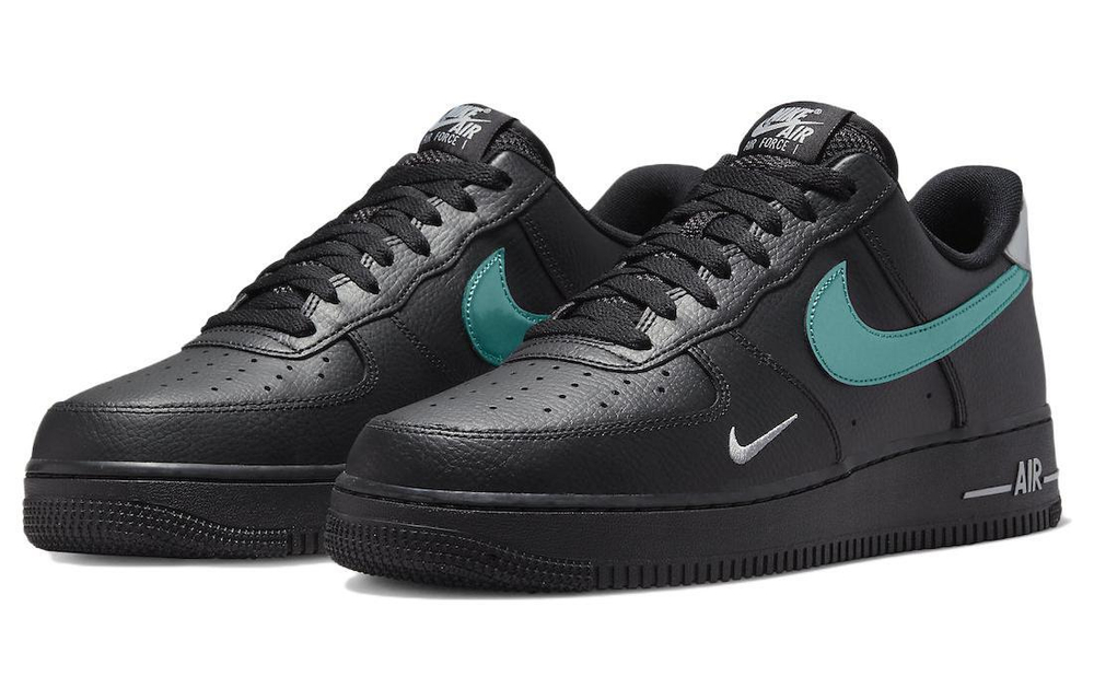 Кроссовки Nike Air Force 1 Low "Black Blue Lightning"