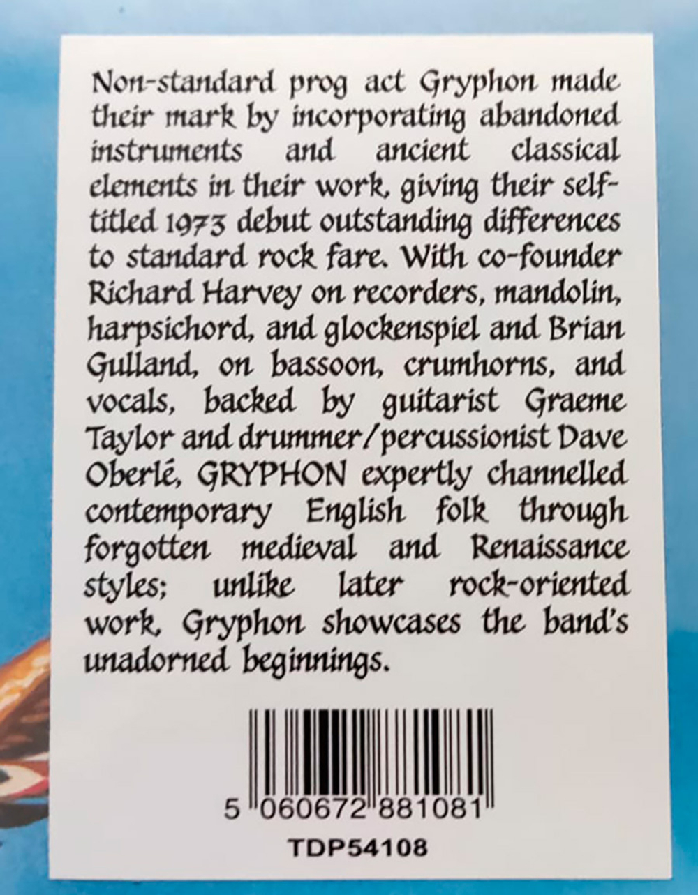 Gryphon / Gryphon (LP)