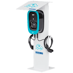 Зарядная станция Orbis VIARIS COMBI+ однофазная, 2х7.4 кВт, с кабелем Т1, с розеткой Т2 (OB94P21CHA2)