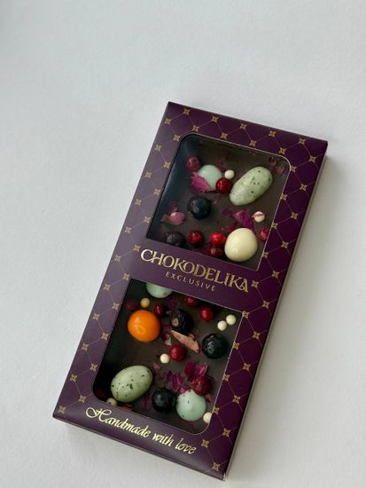Chokodelika Шоколад темный "Драгоценности", 100 г