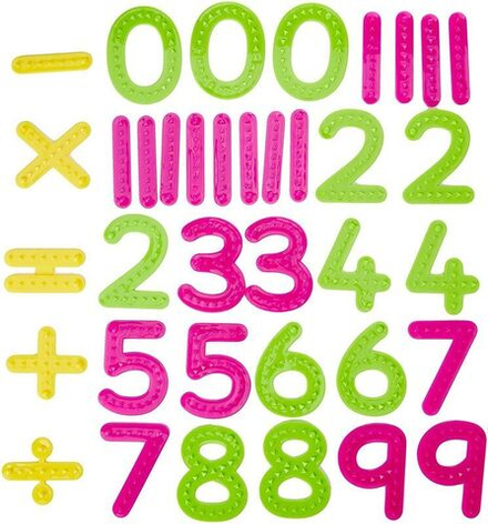 Тактильные цифры и знаки, 37 элементов