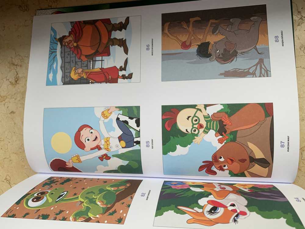 Раскраска по номерам Coloriages mystres Disney - официальное польское издание. Мир природы.