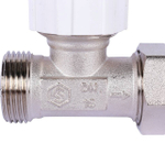 Клапан термостатический прямой STOUT - 1/2" x 3/4"EK (ВР/НГ евроконус, PN10, Tmax 100°C)