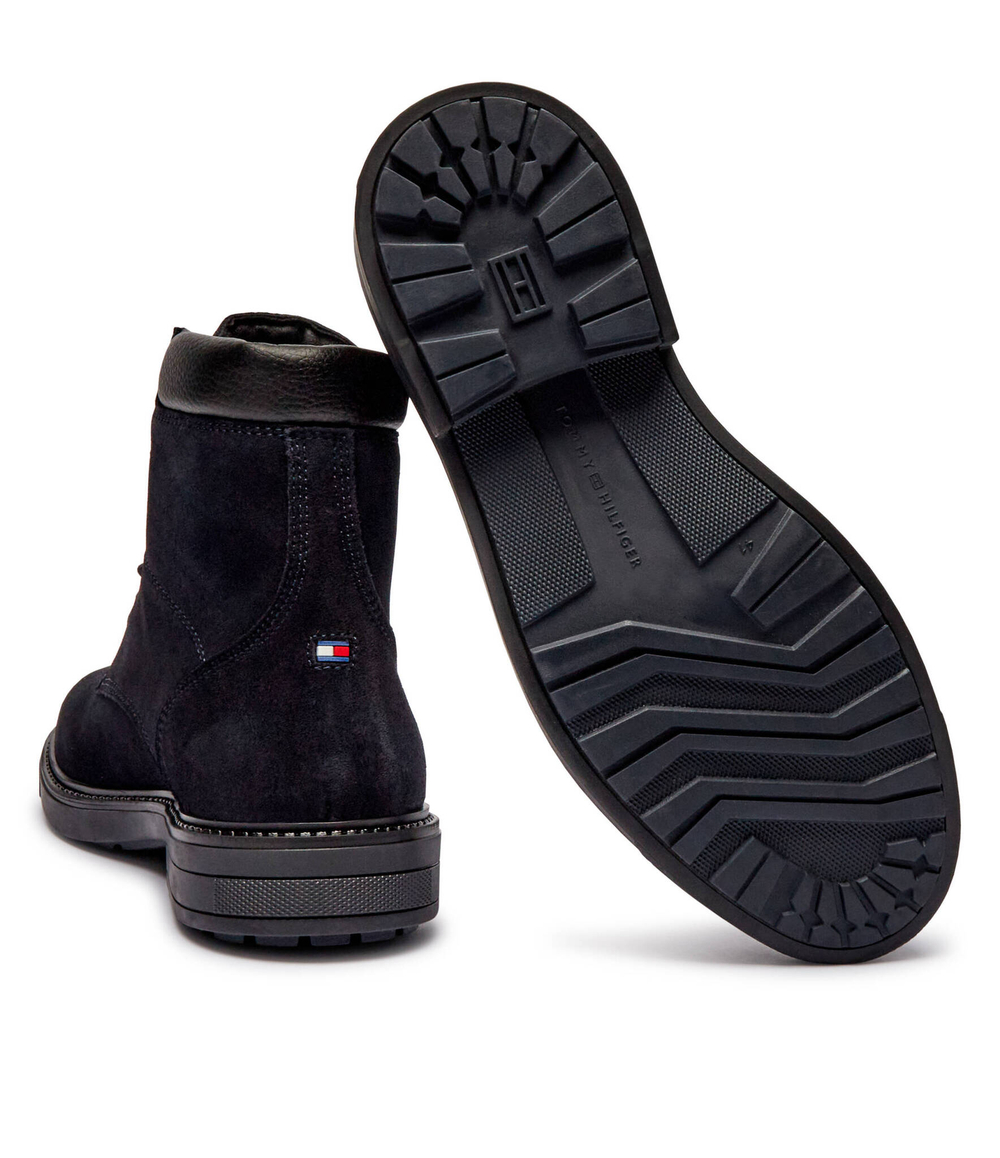 Кожаные трапперы SUEDE Tommy Hilfiger - темно-синий(FM0FM05193)