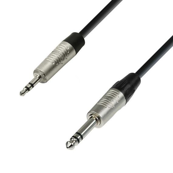 Adam Hall K4 BVW 0150 - кабель аудио, балансный, REAN TRS (jack) stereo 3.5 mm - TRS (jack) stereo 6