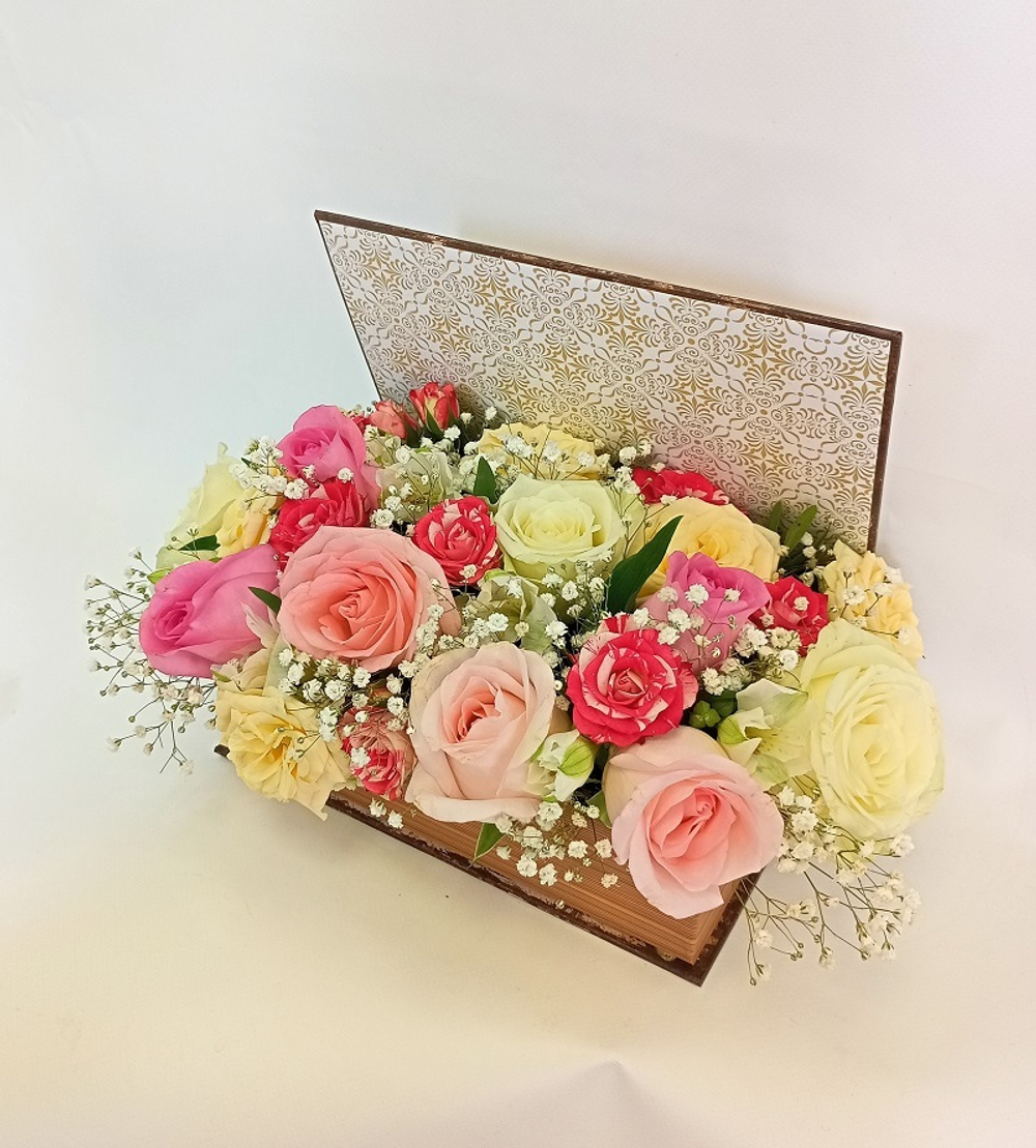 Цветы в книге Секрет