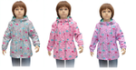 Ветровка для девочек "Зонтики" р-р 116, в ассорт. (Rusland) А 32-20