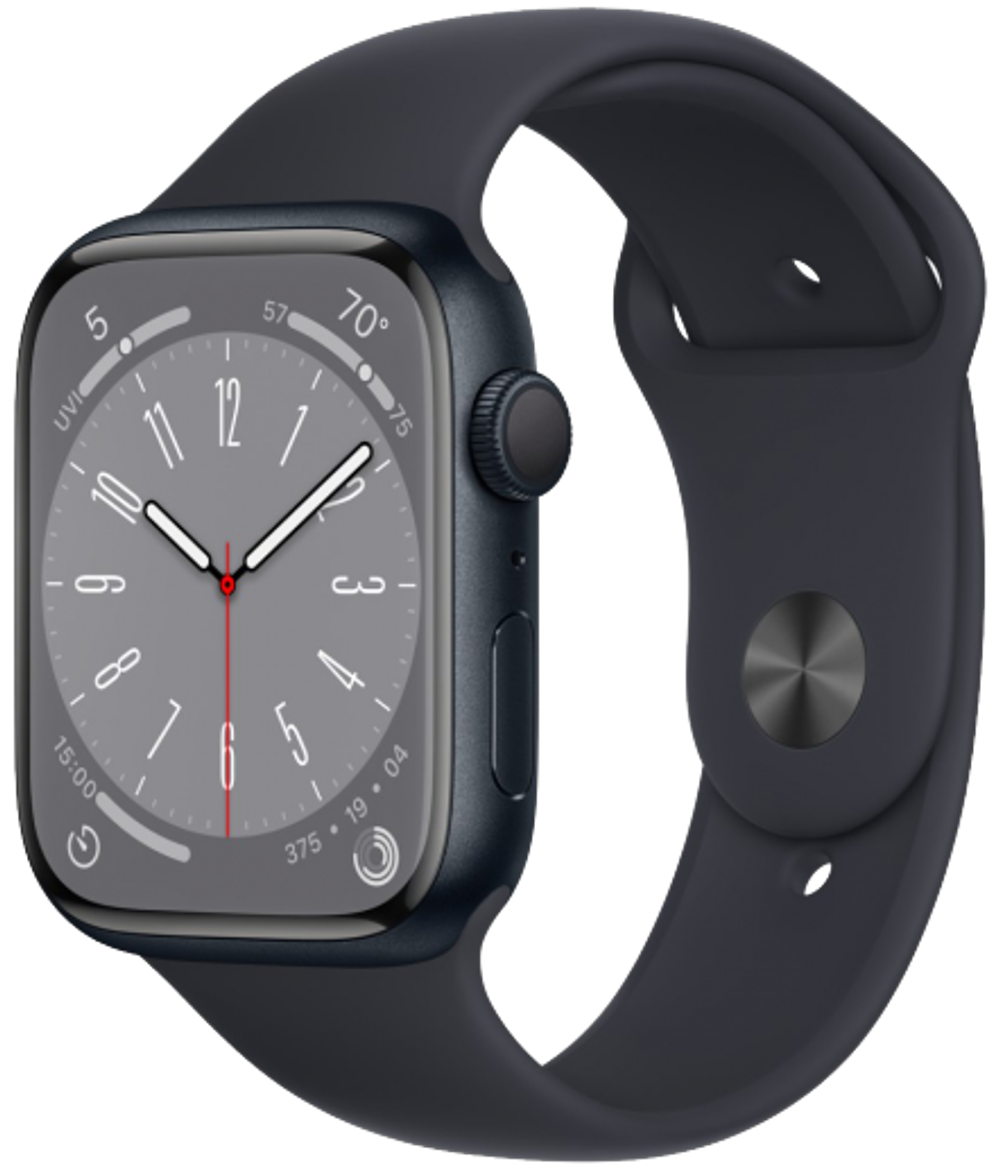 Apple Watch Series 8 41 мм, корпус из алюминия цвета «тёмная ночь» Гарантия  низких цен! Большой ассортимент смартфонов, асксессуаров, детских игрушек,  автотехники. Скидки. Акции. Самовывоз. Доставка. Trade-in