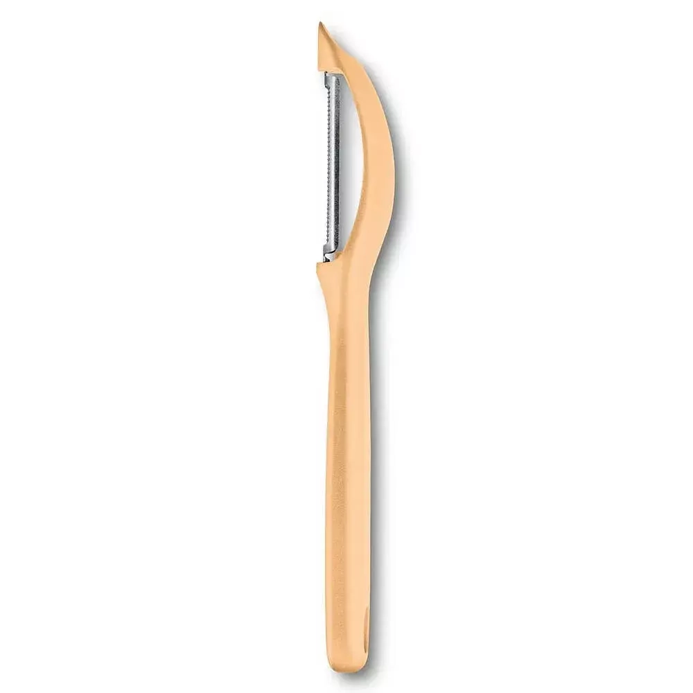 Victorinox - Овощечистка Swiss Classic с вертикальными зубцами, светло-оранжевая / артикул   7.6075.92  / GTIN 7613329141779