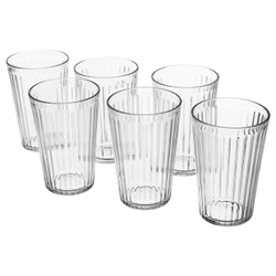 IKEA VARDAGEN  (ИКЕА ВАРДАГЕН)  -  Стакан, прозрачное стекло, 43 кл