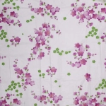 Дождевик-плащ 100 Мкрн 110*65см «Цветы» с капюшоном и завязками, на кнопках, матовый ДоброСад