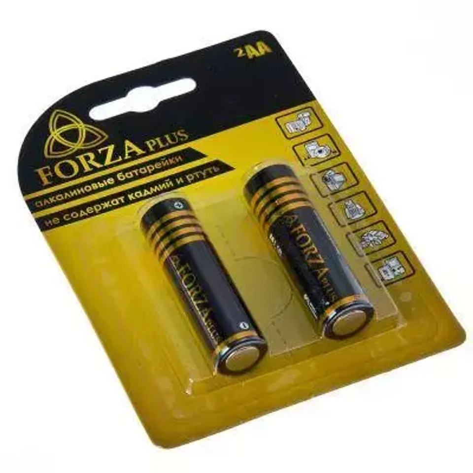 Батарейка FORZA тип АА (2 шт)