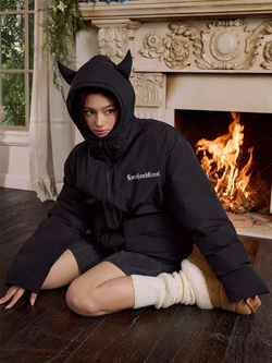 Куртка HARSHandCRUEL x SANRIO "Kuromi" Devil Horns Jacket