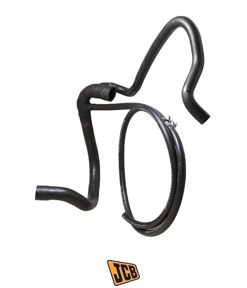 Патрубок радиатора нижний JCB 834/11107, 834-11107, 83411107