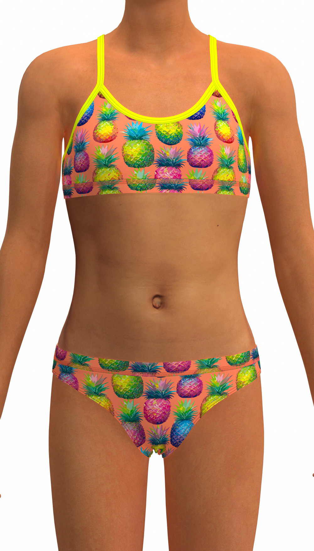 Купальник FUNKITA Girl's Pinky Piney (Racerback Two Piece)
