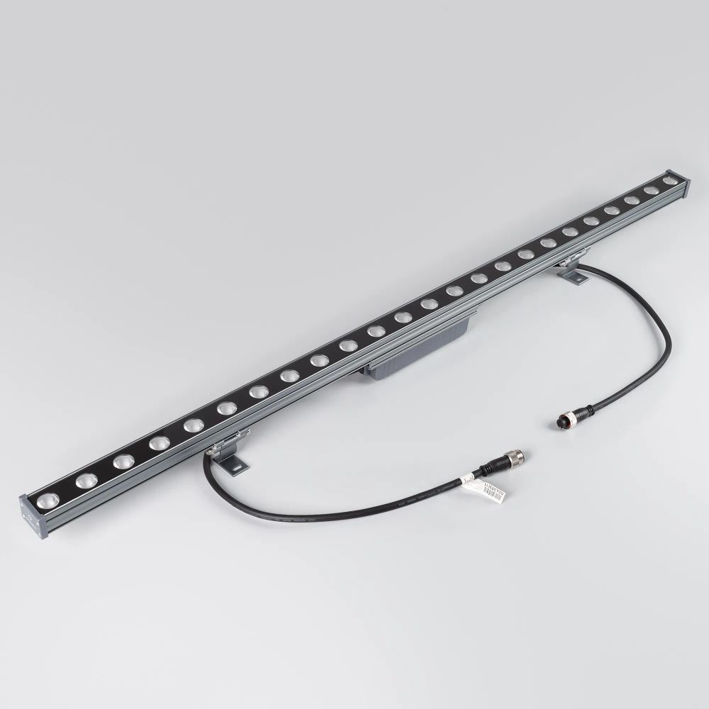 Линейный прожектор AR-LINE-1000-24W Warm3000 (GR, 30 deg, 230V) (Arlight, IP65 Металл, 3 года) 024303(1)