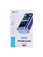 Внешний портативный аккумулятор CRR-28, 10000 мАч, 2USB, 3 А