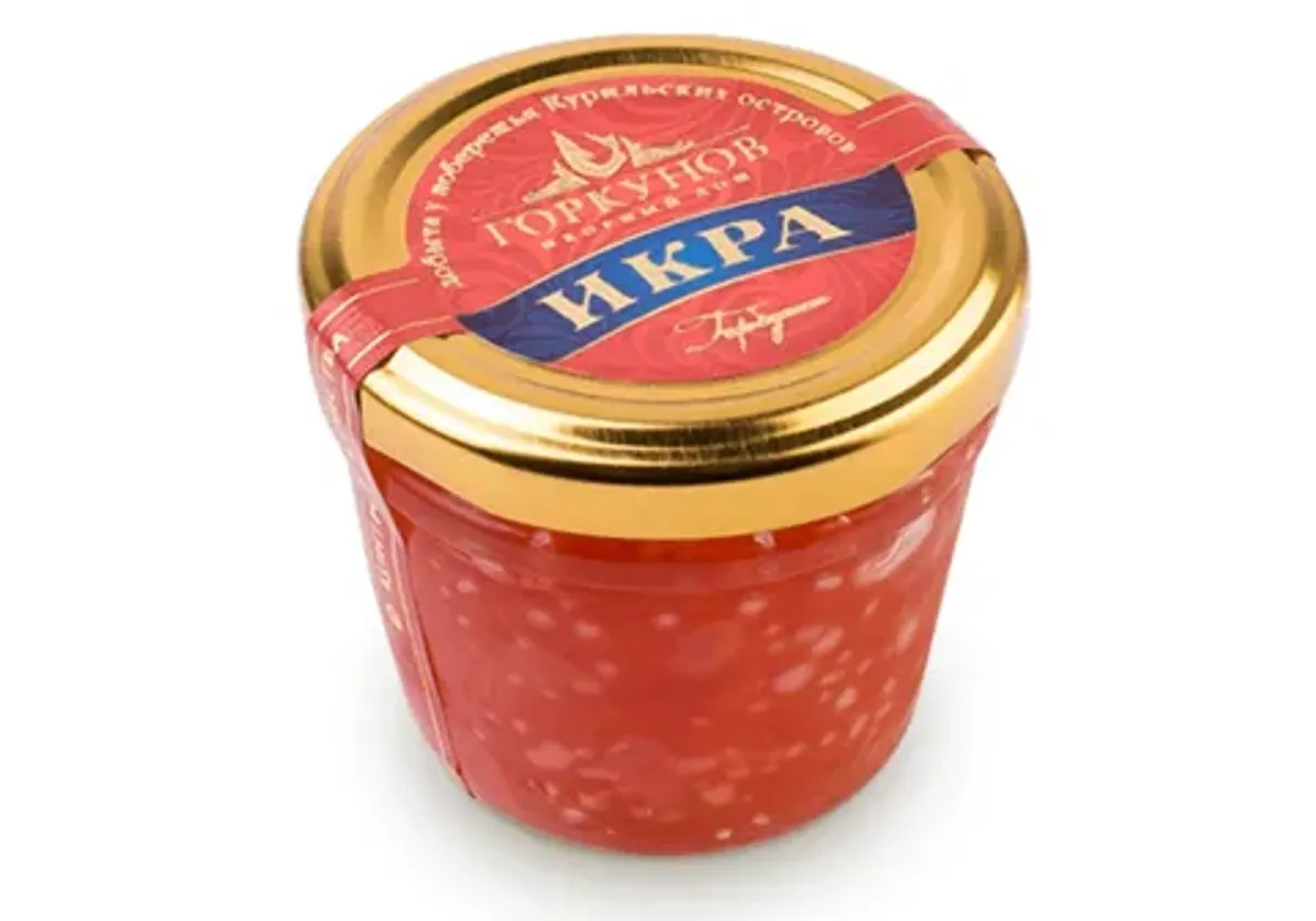 Икра красная горбуши "Горкунов", 100г