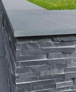 Натуральный камень Сланец черный Pharaon 150x600x10-20 Классик