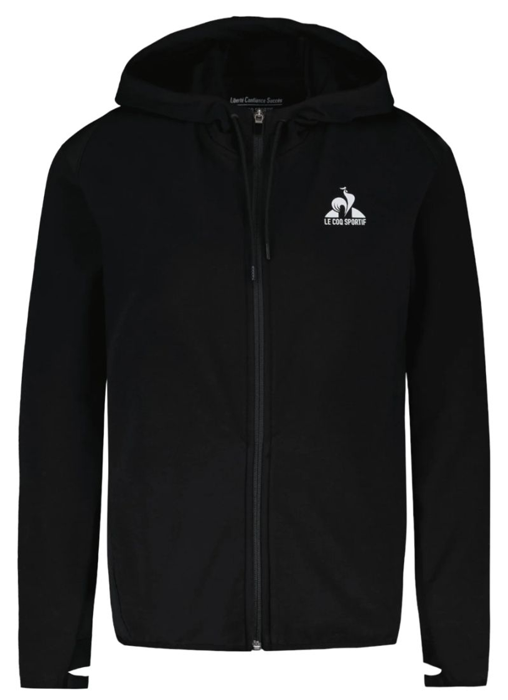 Женская теннисная куртка Le Coq Sportif Training LF Full Zip Hoody N°3 W - black
