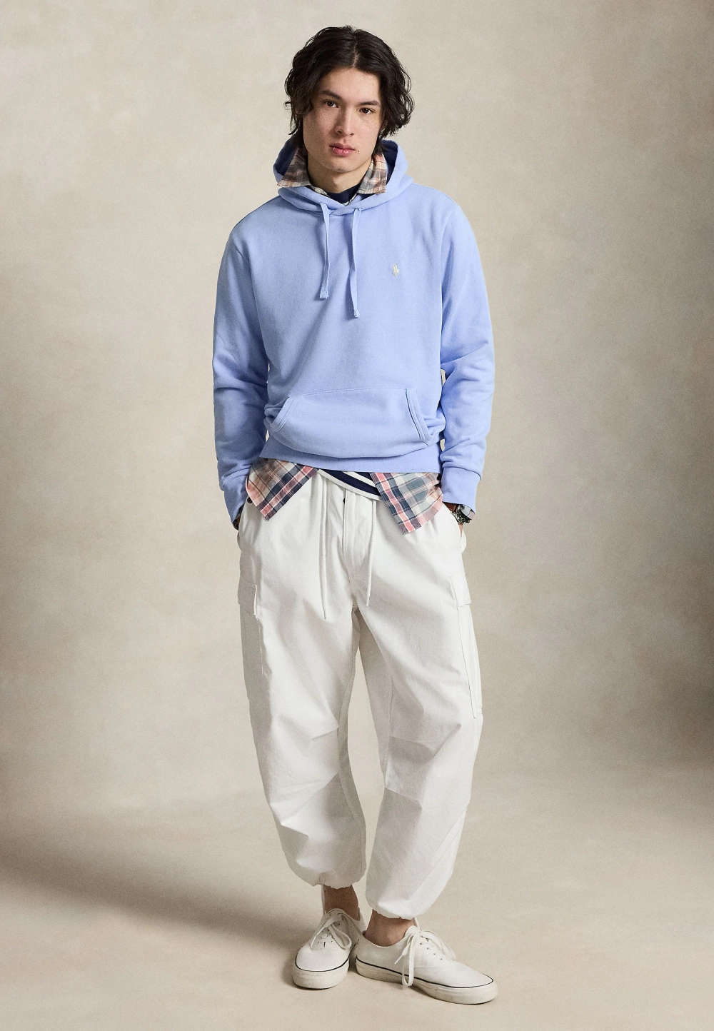 Худи POLO RALPH LAUREN - pebble blue