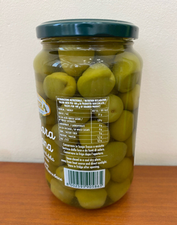 Оливки зеленые Barbera Nocellara Siciliana, Италия, 560г.