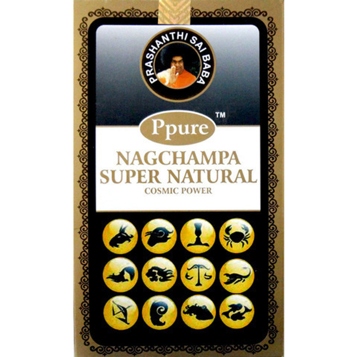 Ppure Nag Champa Super Natural Cosmic Power Благовоние-масала Сверхъестественная космическая сила (кедр, можжевельник, миндаль), 15 г