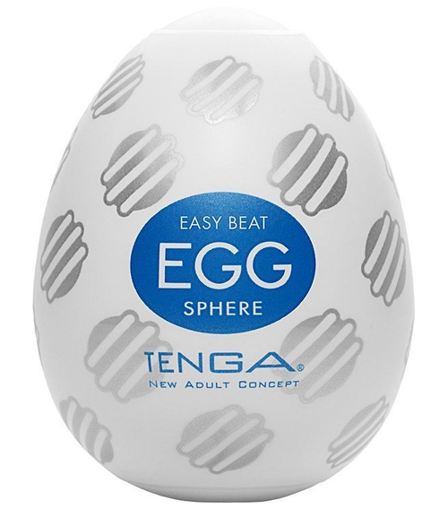 Мастурбатор-яйцо Tenga EGG Sphere с рельефом из бугорков