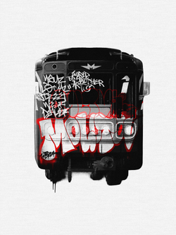 Футболка MLTV Base Train White